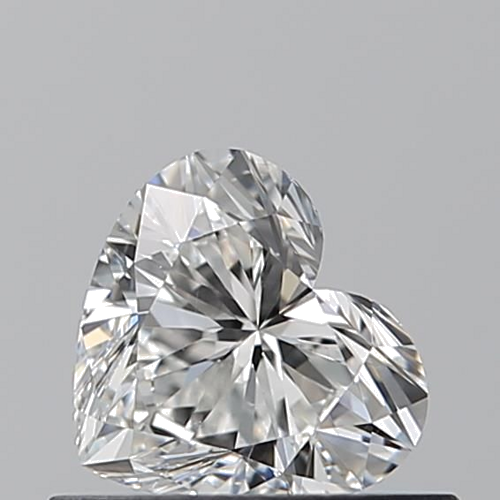 0.51 carat G-VS2 Natūralus Heart Deimantas (1)