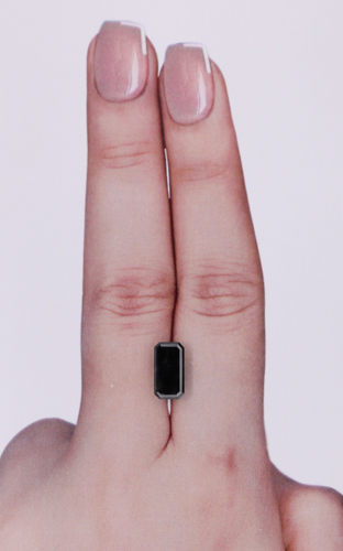1.67 carat Fancy Black-VVS2 Natūralus Emerald Deimantas (1)