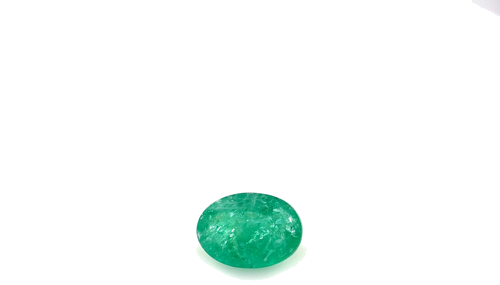 0.59 carat GREEN Oval Smaragdas (1)