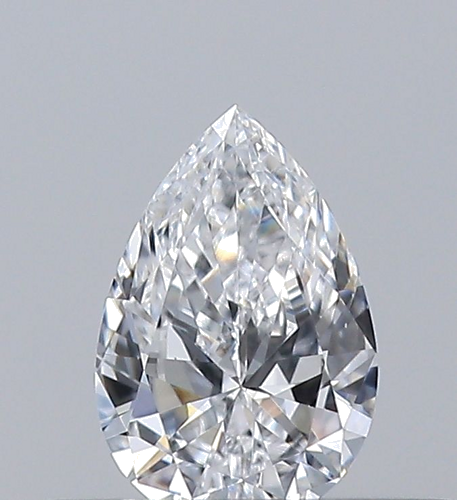0.44 carat E-VS2 Natūralus Pear Deimantas (1)