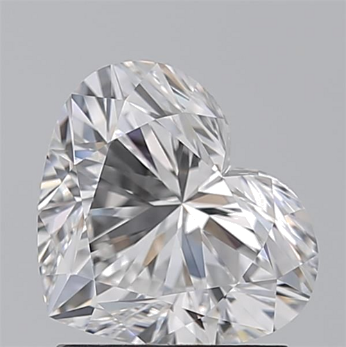 1.5 carat E-VVS1 Natūralus Heart Deimantas (1)