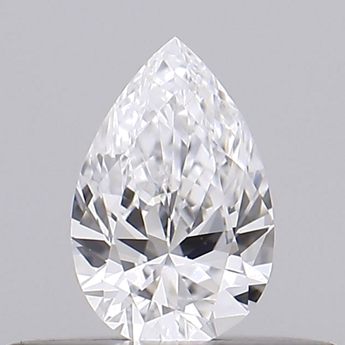 0.23 carat D-IF Natūralus Pear Deimantas (1)