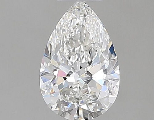 0.3 carat F-VS2 Natūralus Pear Deimantas (1)