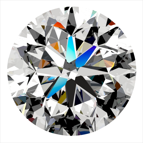 0.3 carat D-VS1 Very Good cut Natūralus Round Deimantas (1)