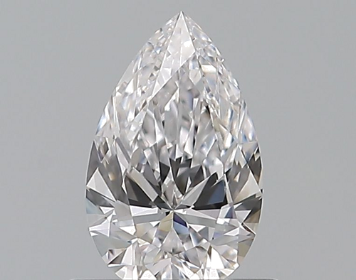 0.5 carat D-VS2 Natūralus Pear Deimantas (1)