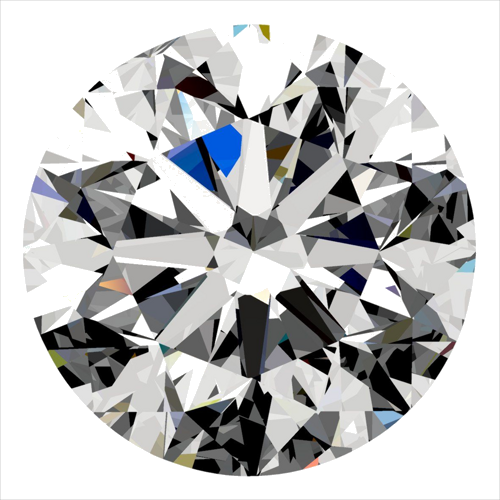 0.3 carat H-VVS2 Very Good cut Natūralus Round Deimantas (1)