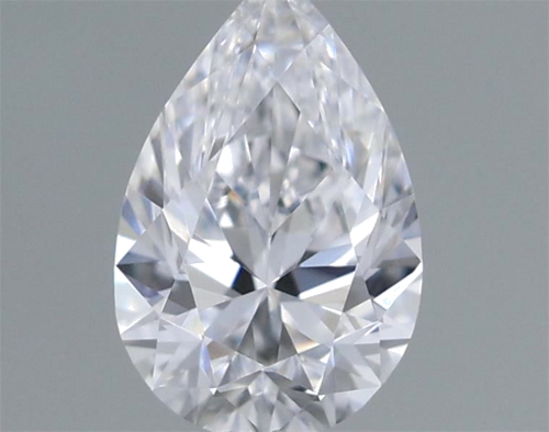 0.3 carat D-VVS1 Natūralus Pear Deimantas (1)