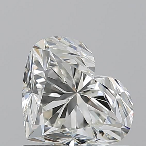 1.01 carat I-VVS2 Natūralus Heart Deimantas (1)