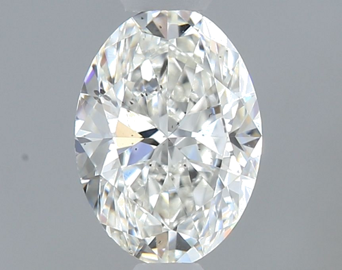 0.4 carat H-SI1 Natūralus Oval Deimantas (1)