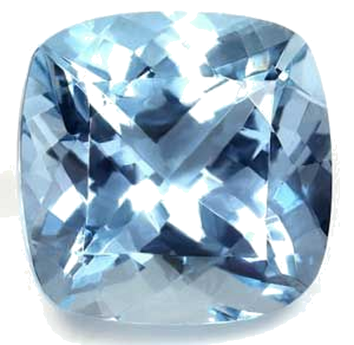 3.32 carat BLUE Cushion Aquamarine (1)