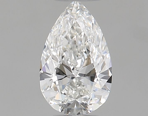 0.3 carat G-VVS2 Natūralus Pear Deimantas (1)