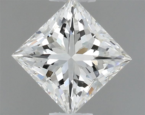 0.39 carat I-VVS2 Natūralus Princess Deimantas (1)