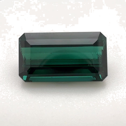 5.535 carat GREEN STEP cut Octagonal Tourmaline (1)