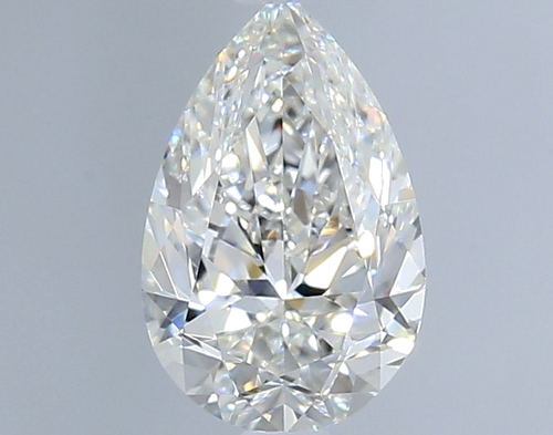 1.0 carat G-SI1 Natūralus Pear Deimantas (1)