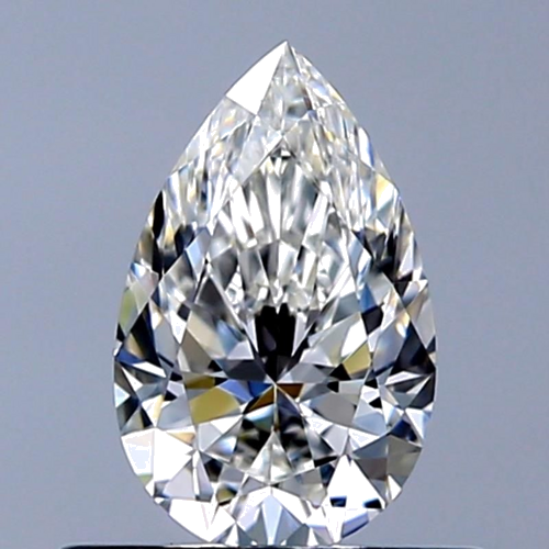 0.5 carat G-VS1 Natūralus Pear Deimantas (1)