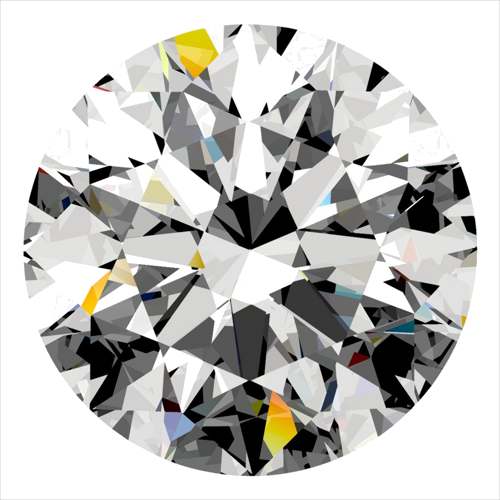 0.3 carat G-SI1 Excellent cut Natūralus Round Deimantas (1)