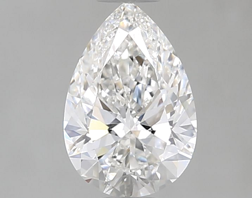 0.7 carat G-SI1 Natūralus Pear Deimantas (1)