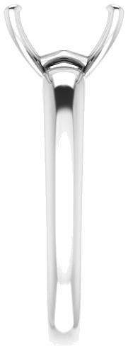 Sužadėtuvių Žiedas „Solitaire“ 925 Sidabro Oval 14mm x 10mm (4)