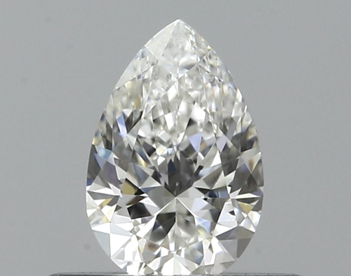 0.3 carat G-VVS2 Natūralus Pear Deimantas (1)