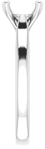 Sužadėtuvių Žiedas „Solitaire“ 950 Platinos Round 7.4mm (4)