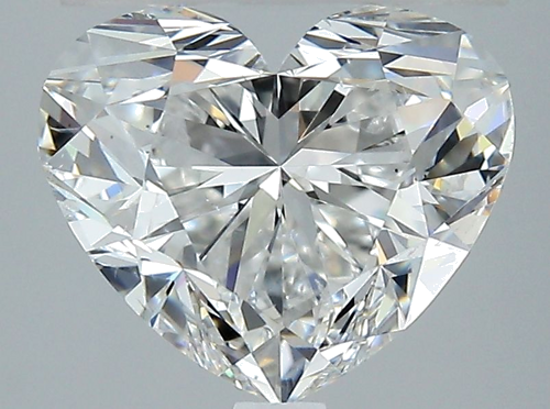 3.01 carat F-SI1 Natūralus Heart Deimantas (1)