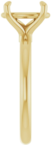 Sužadėtuvių Žiedas 750 Geltonojo Aukso Oval 10mm x 8mm (4)