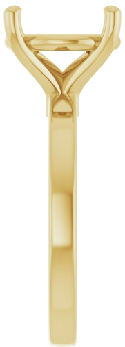 Sužadėtuvių Žiedas „Solitaire“ 18k yellow gold Round 11mm (4)