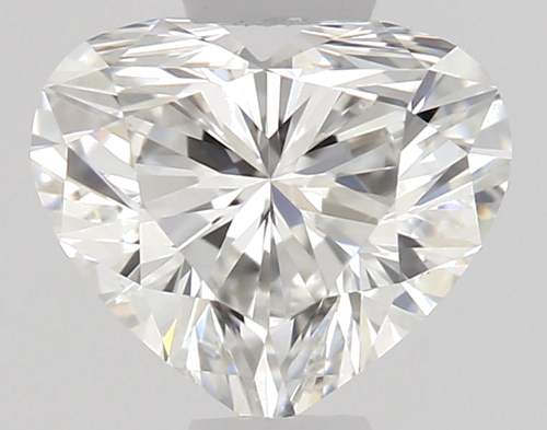 0.51 carat F-VS2 Natūralus Heart Deimantas (1)