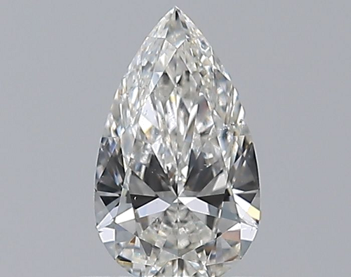 0.56 carat G-SI1 Natūralus Pear Deimantas (1)