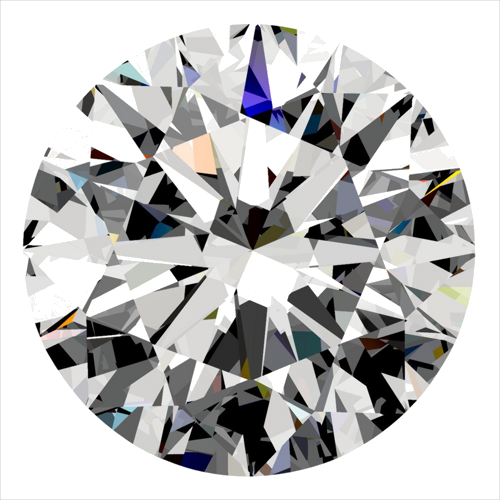 0.3 carat H-VVS1 Excellent cut Natūralus Round Deimantas (1)