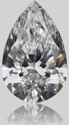0.8 carat E-VVS2 Natūralus Pear Deimantas (1)