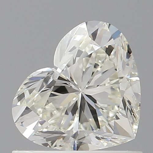 0.76 carat J-VVS2 Natūralus Heart Deimantas (1)