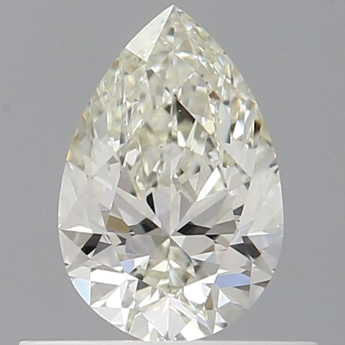 0.51 carat K-VVS1 Natūralus Pear Deimantas (1)