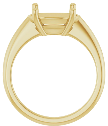 Sužadėtuvių Žiedas „Solitaire“ 14k yellow gold Oval 11mm x 9mm (2)