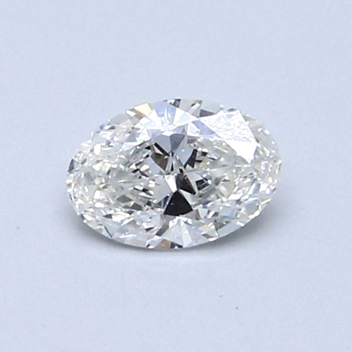 0.5 carat G-SI1 Natūralus Oval Deimantas (1)