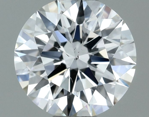 0.5 carat F-SI1 Excellent cut Natūralus Round Deimantas (1)