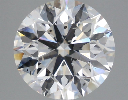4.01 carat E-SI2 Excellent cut Natūralus Round Deimantas (1)