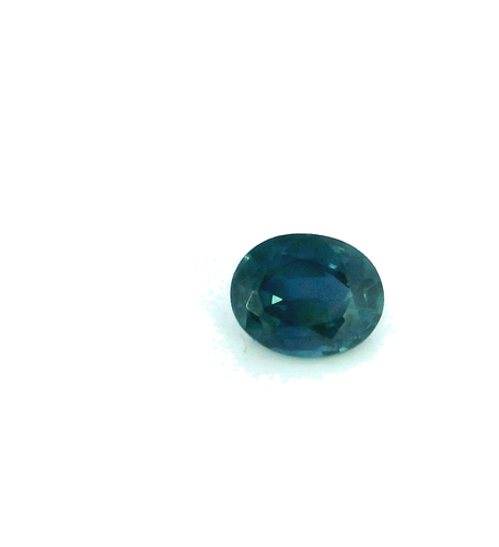 0.42 carat BLUE Oval Safyras (1)