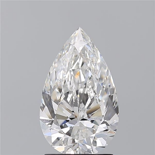 2.01 carat E-SI1 Natūralus Pear Deimantas (1)