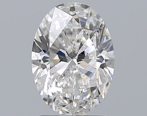 1.7 carat F-SI2 Natūralus Oval Deimantas (1)