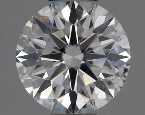 0.37 carat F-SI2 Excellent cut Natūralus Round Deimantas (1)