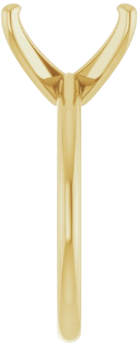 Sužadėtuvių Žiedas „Solitaire“ 10k yellow gold Emerald 10mm x 8mm (4)