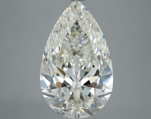 5.03 carat J-VS2 Natūralus Pear Deimantas (1)