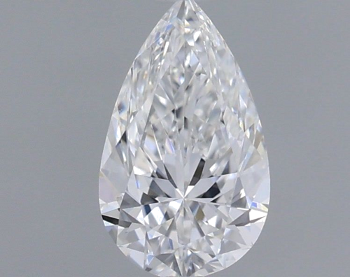 0.5 carat D-VS2 Natūralus Pear Deimantas (1)