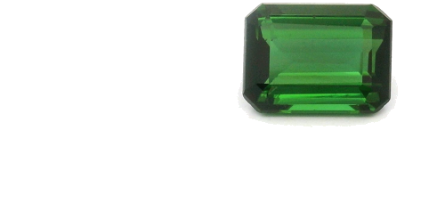3.24 carat GREEN STEP cut Octagonal Tourmaline (1)