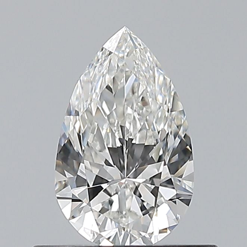 0.5 carat F-VVS1 Natūralus Pear Deimantas (1)