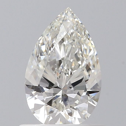 0.65 carat H-SI1 Natūralus Pear Deimantas (1)