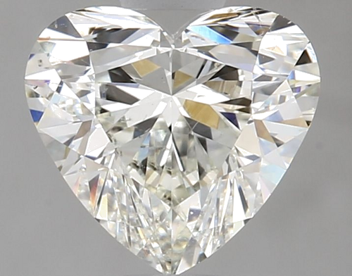 0.91 carat J-SI1 Natūralus Heart Deimantas (1)