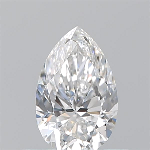 0.5 carat E-IF Natūralus Pear Deimantas (1)