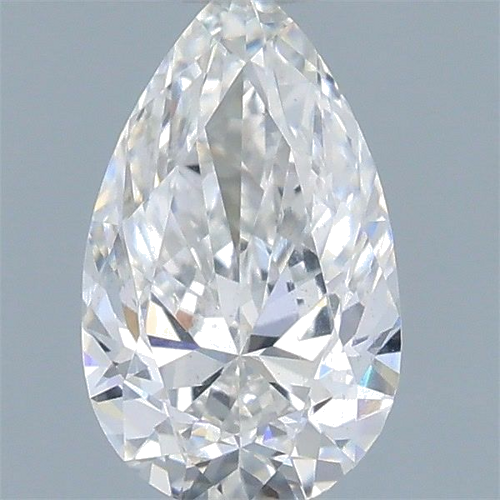 0.38 carat F-SI2 Natūralus Pear Deimantas (1)